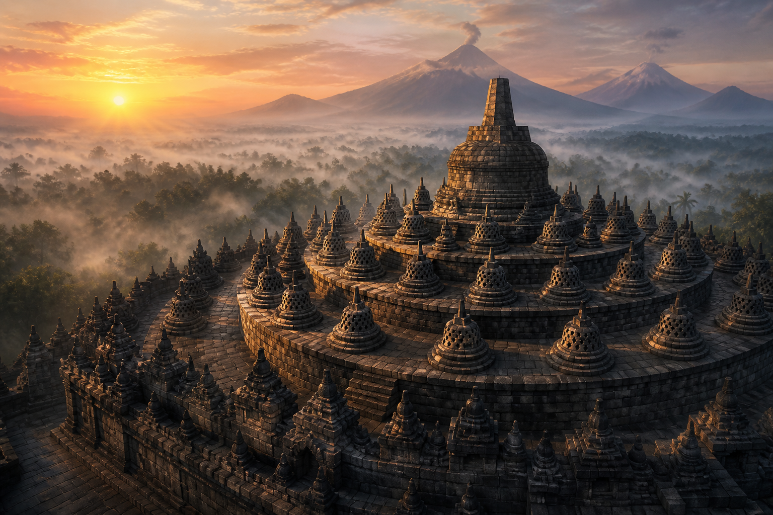 Borobudur: a world wonder of c. 825 CE