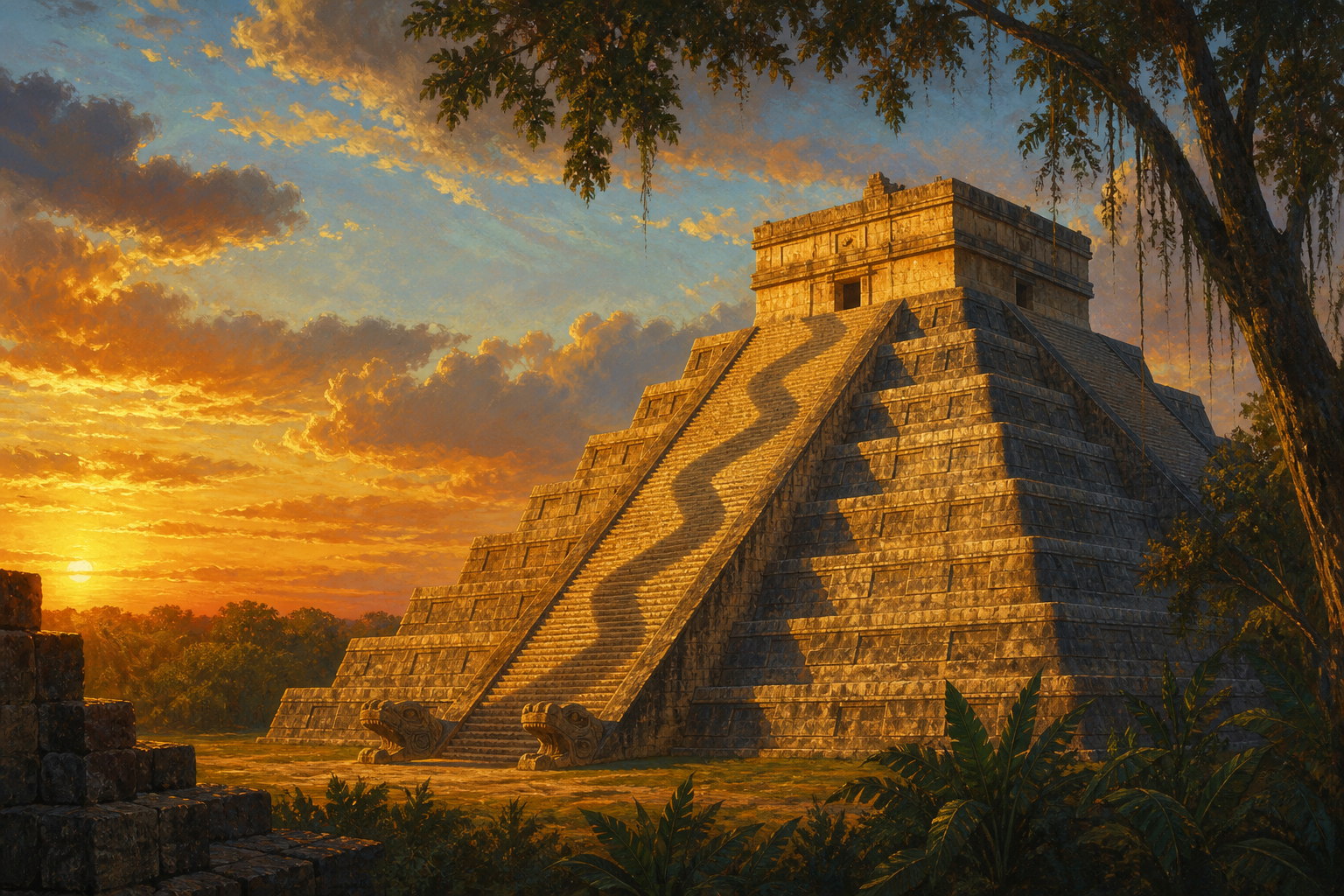 Chichén Itzá — El Castillo: a world wonder of c. 900 CE