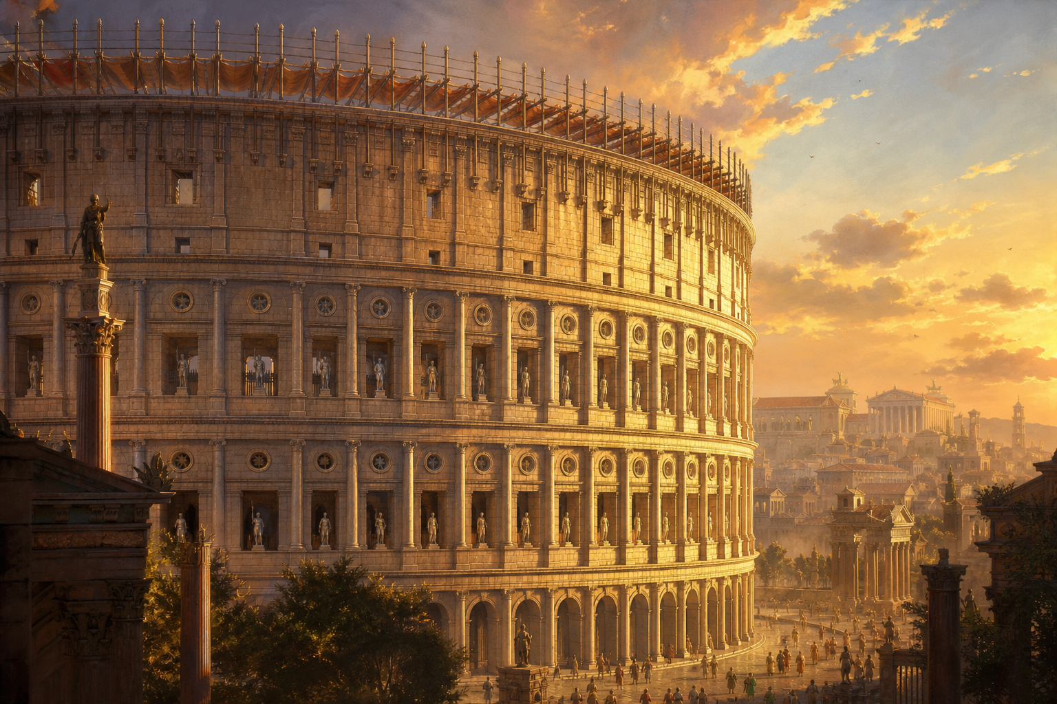 The Colosseum: a world wonder of c. 80 CE