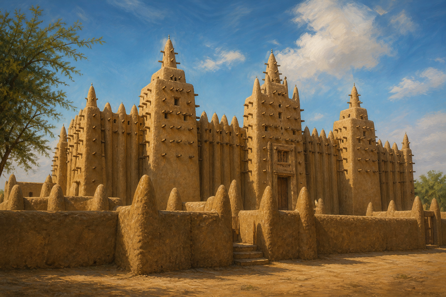 Great Mosque of Djenné: a world wonder of c. 1907 CE