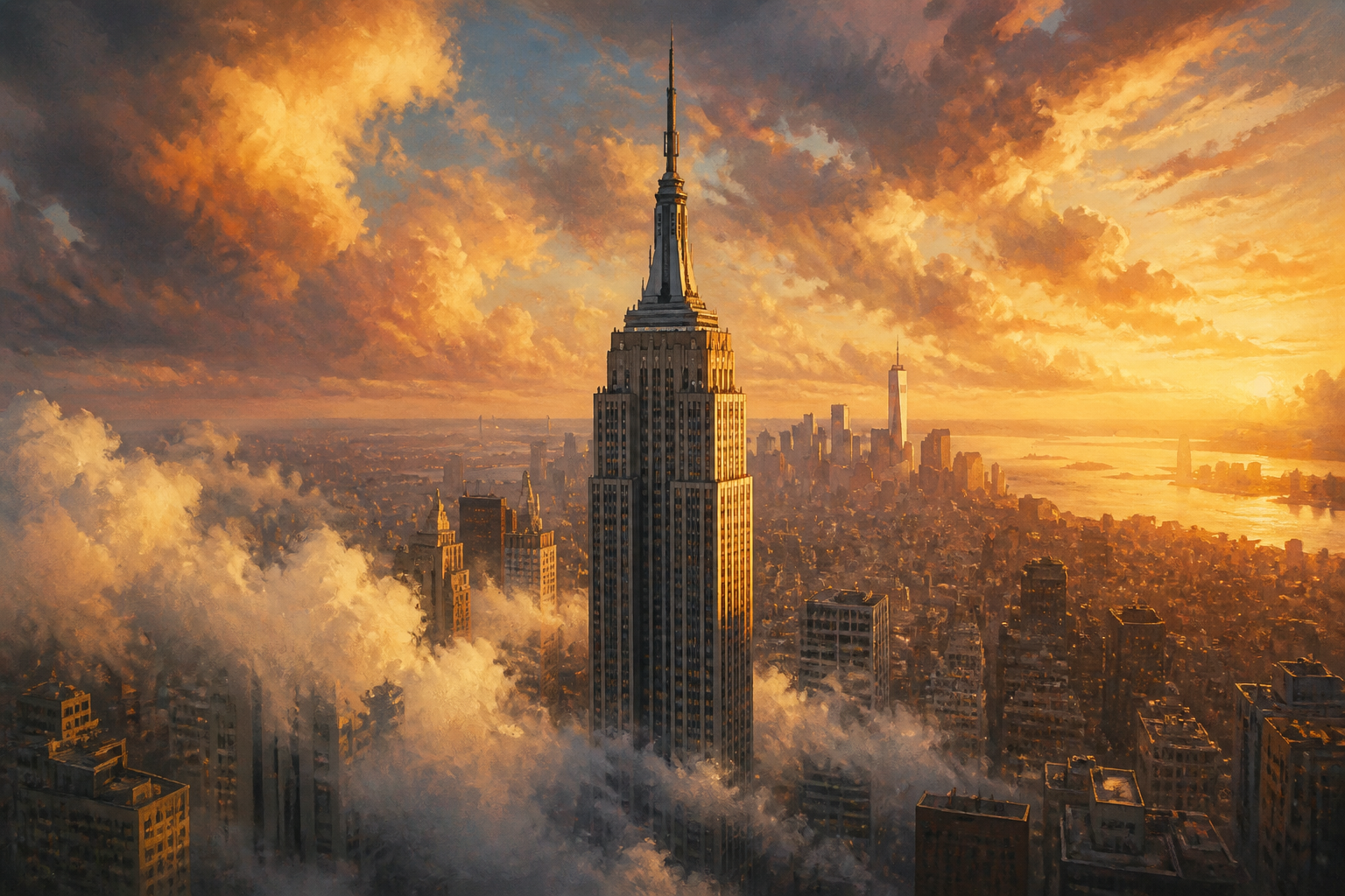 Empire State Building: a world wonder of c. 1931 CE