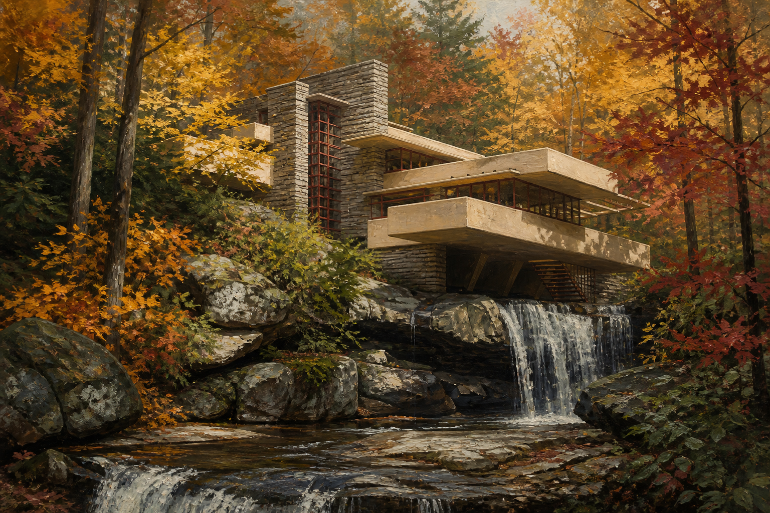 Fallingwater: a world wonder of c. 1937 CE