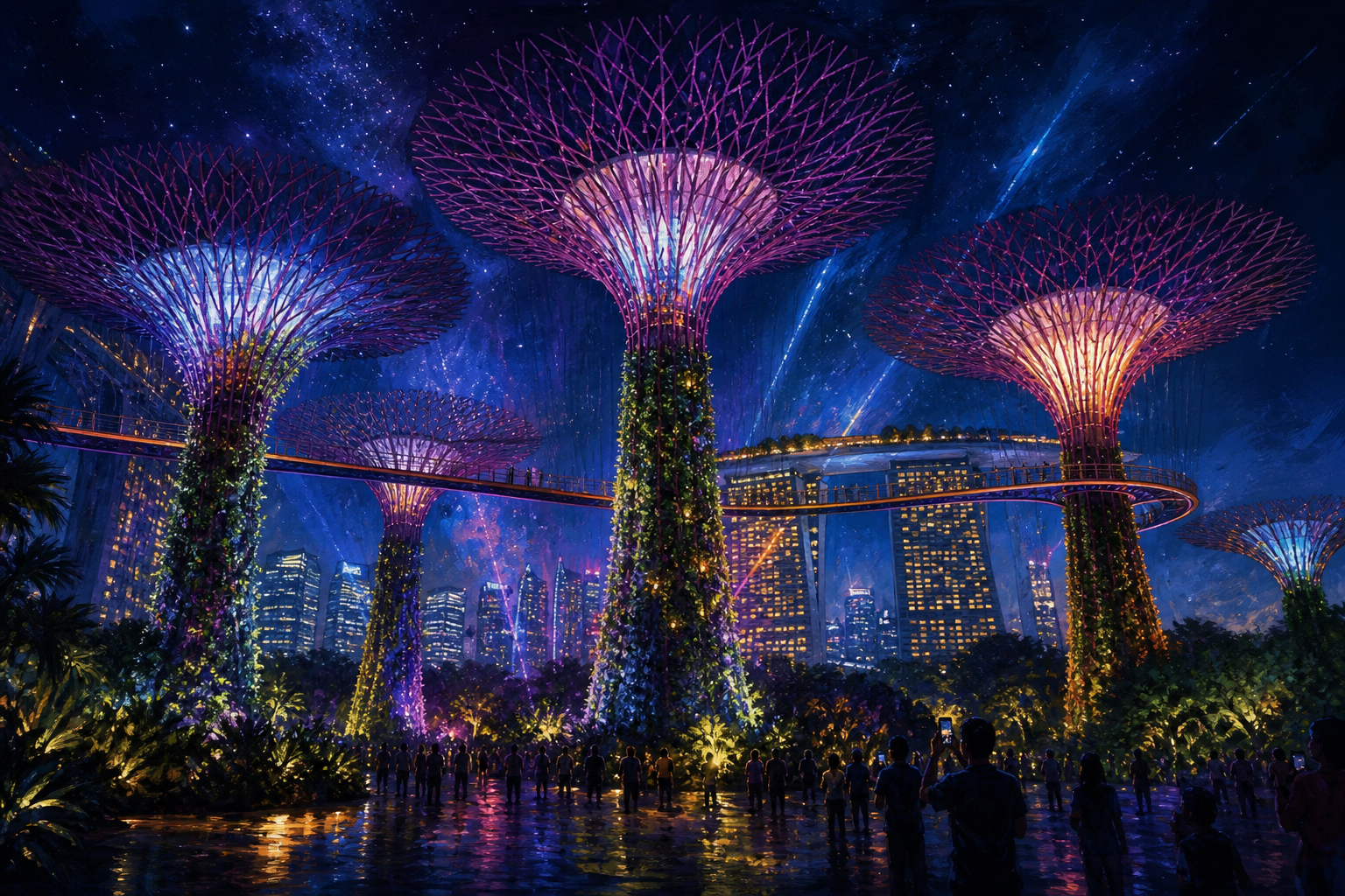 Gardens by the Bay: a world wonder of c. 2012 CE