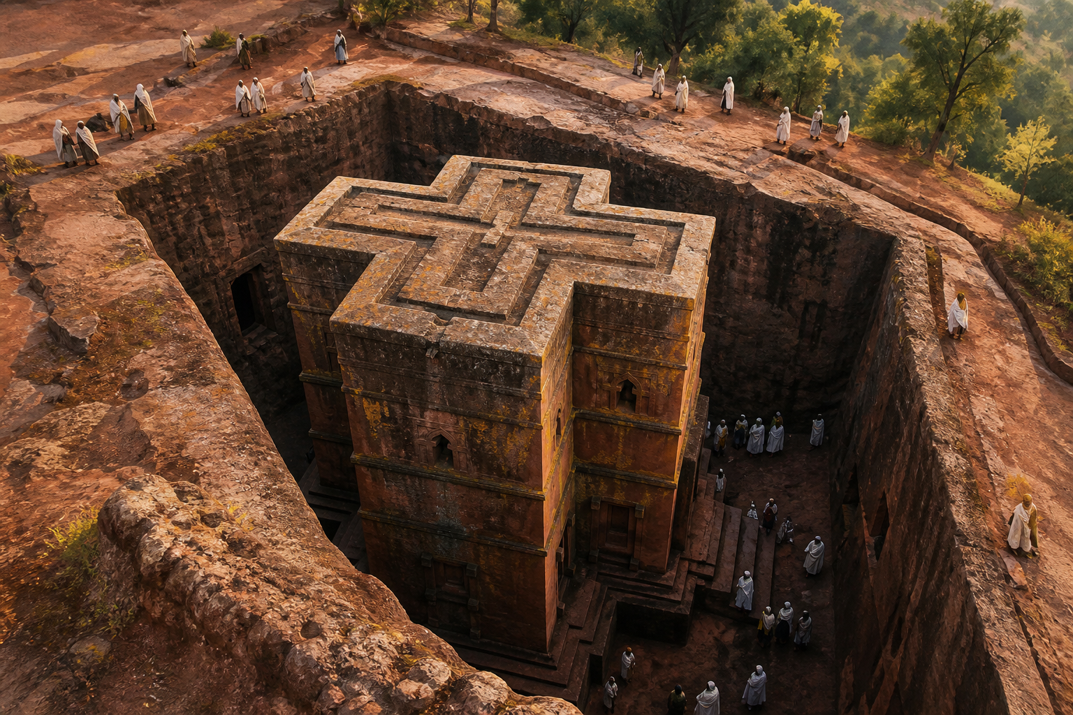 Rock churches of Lalibela: a world wonder of c. 1200 CE