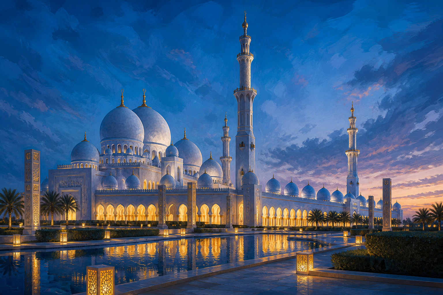 Sheikh Zayed Grand Mosque: a world wonder of c. 2007 CE