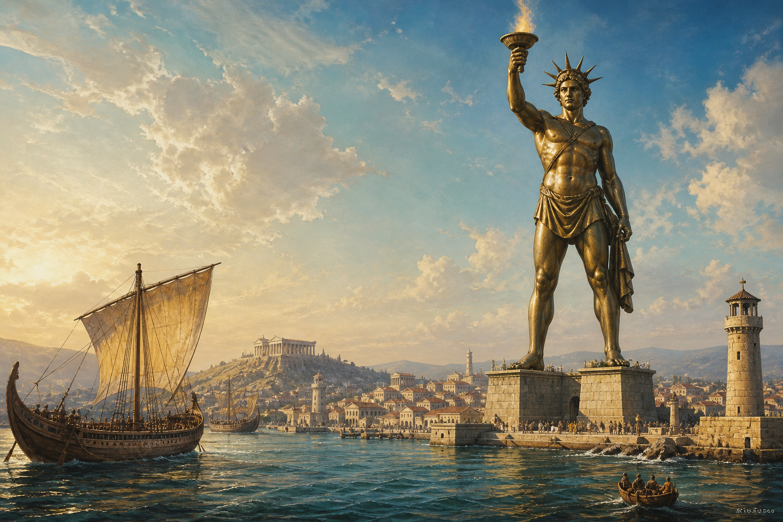 Colossus of Rhodes: a world wonder of c. 280 BCE