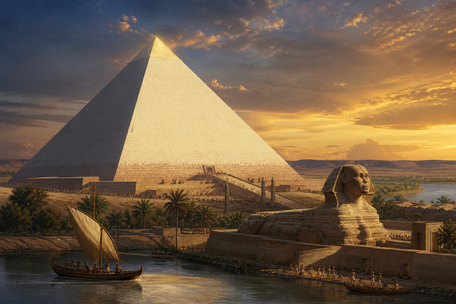 Great Pyramid of Giza: a world wonder of c. 2560 BCE