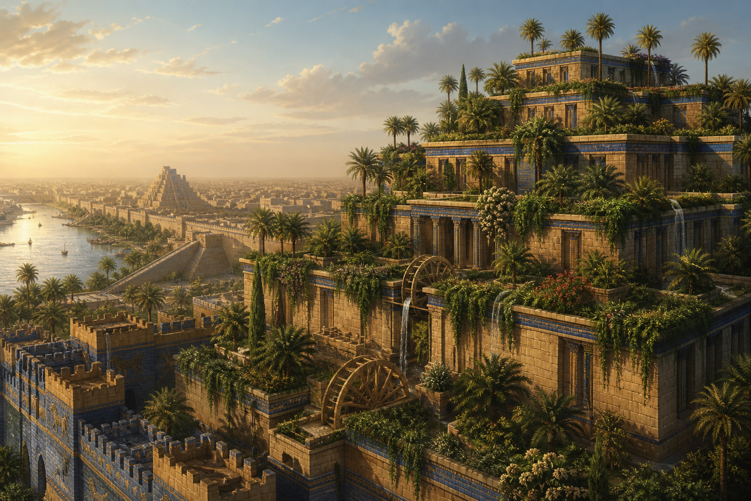 Hanging Gardens of Babylon: a world wonder of c. 600 BCE
