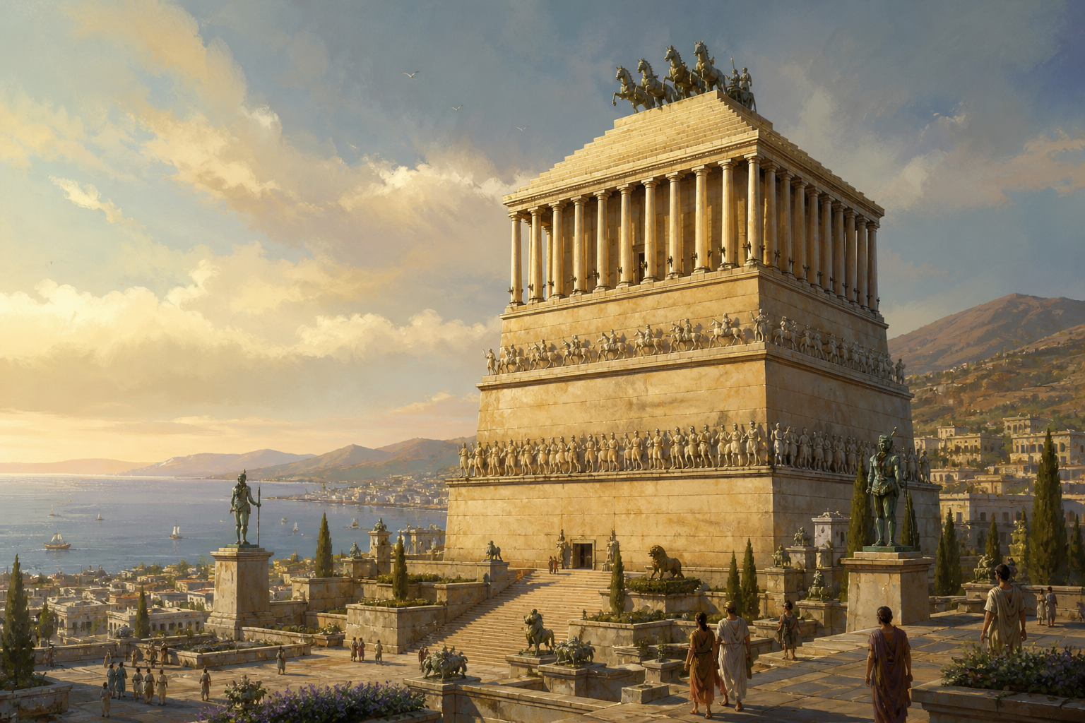 Mausoleum at Halicarnassus: a world wonder of c. 351 BCE