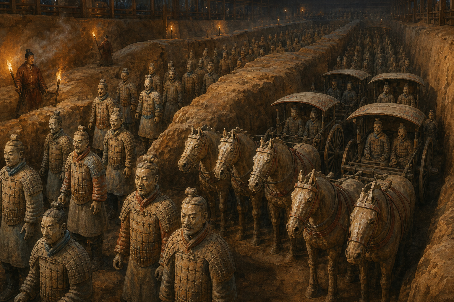 Terracotta Army of Qin Shi Huang: a world wonder of c. 210 BCE