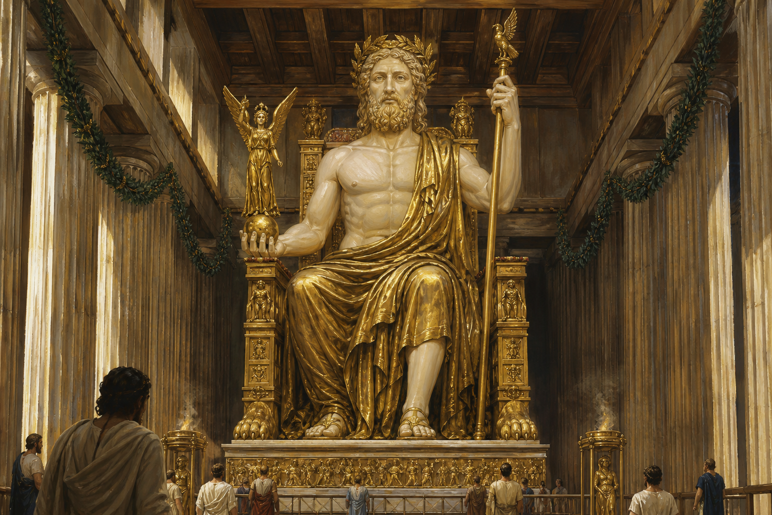 Statue of Zeus at Olympia: a world wonder of c. 435 BCE